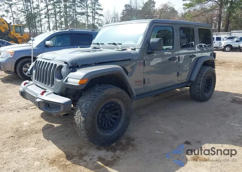 2019 Jeep Wrangler Unlimited Rubicon 4X4 z USA, uszkodzony, nr VIN 1C4HJXFN8KW533421